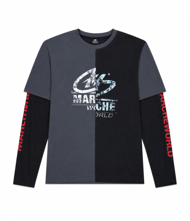 Layered Graphic Long Sleeve T-Shirt