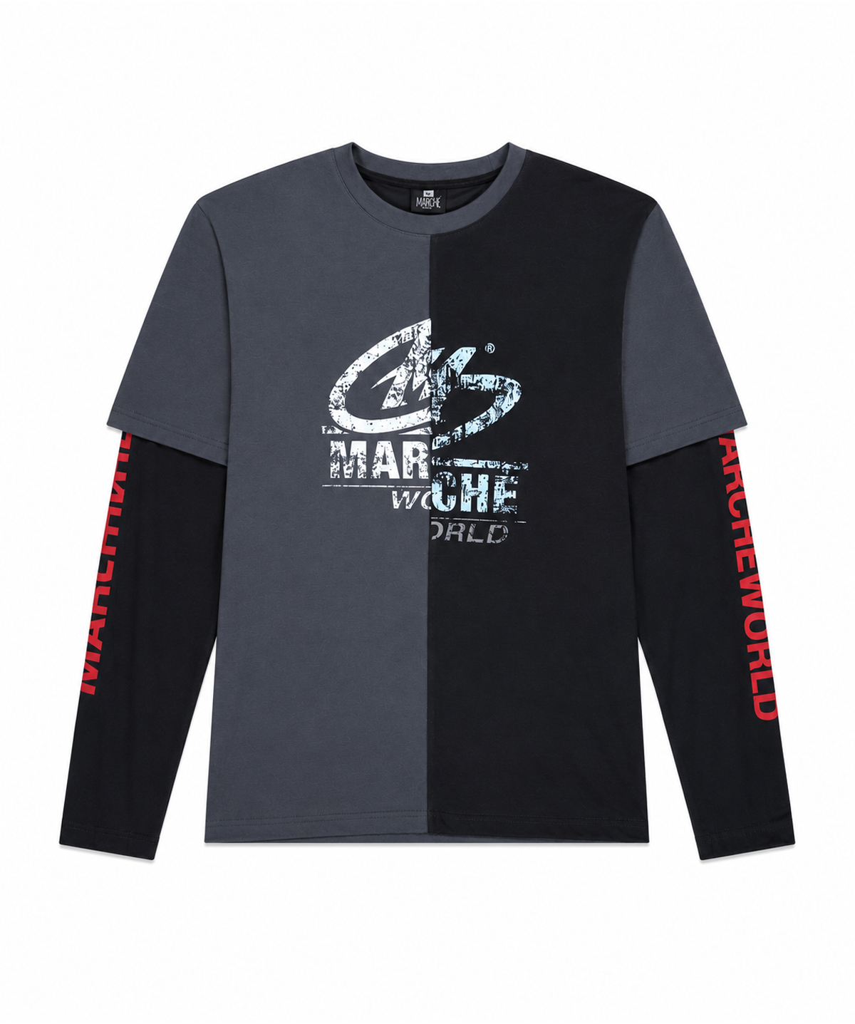 Layered Graphic Long Sleeve T-Shirt