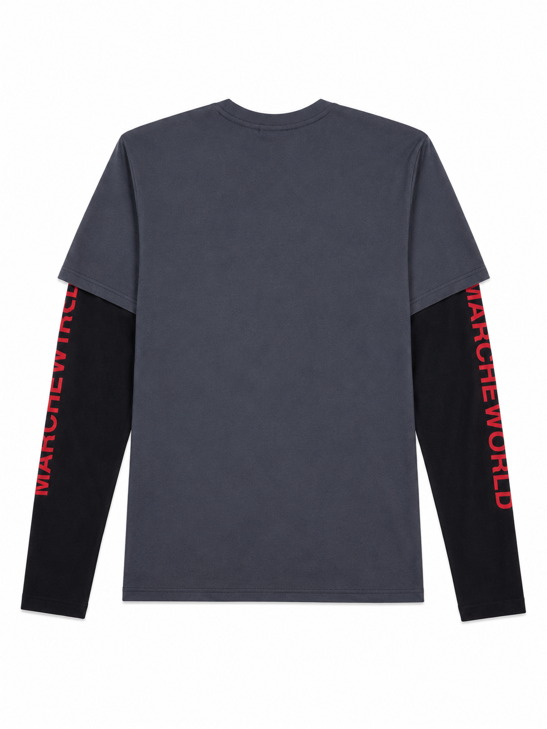 Layered Graphic Long Sleeve T-Shirt - Image 2