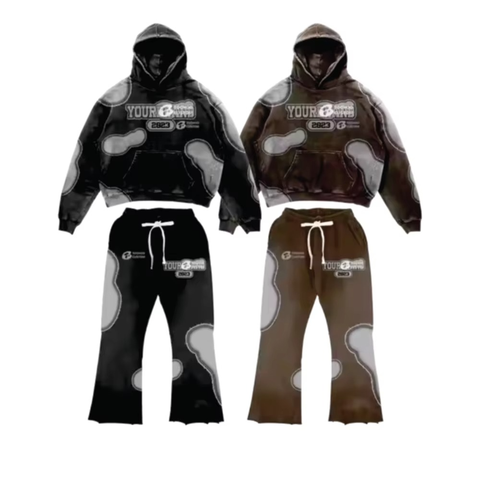 Arrivals Winter Fashionable Streetwear Solid Printed Hooded