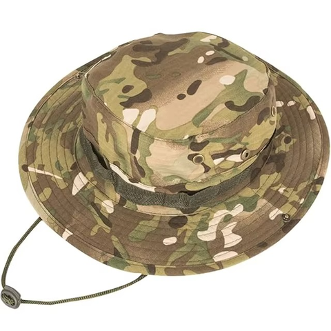 Camouflage Camo Fishing Cap Men's Safari Bucket