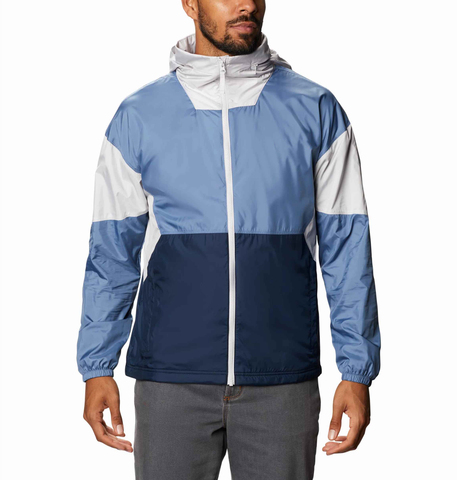 Design Canvas Nylon Polyester Hooded Men Windbreaker