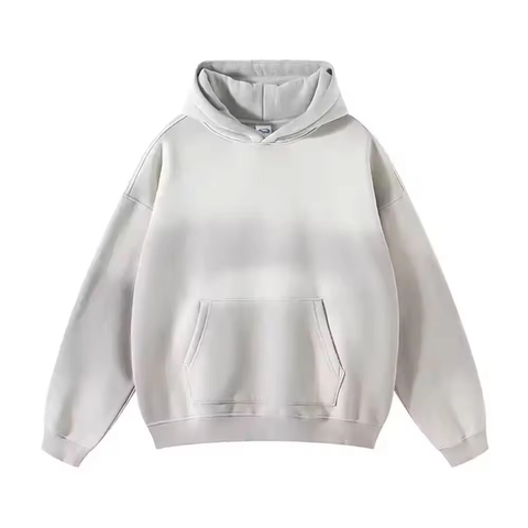 High Women's Acid Wash Hoodie Casual Front