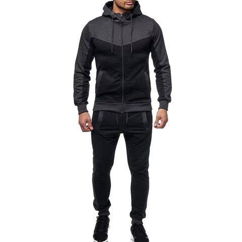 Men Winter Tracksuit Polyester Cotton Long Sleeve