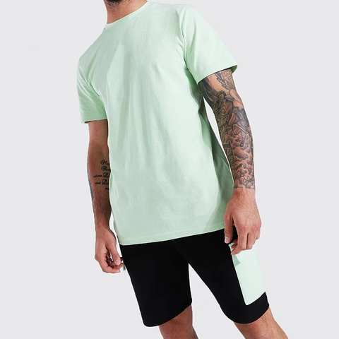 Men's Summer Two Piece Short Set Ribbed