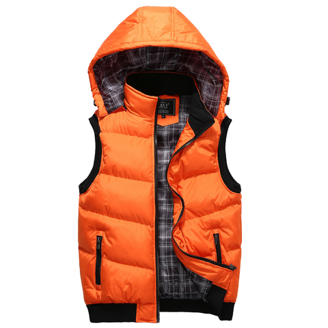 Men's Winter Puffer Vest Reversible Breathable Sleeveless