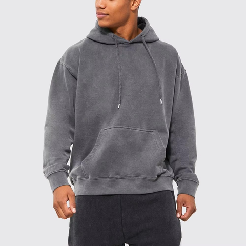 Men's Hoodie Made Order Vintage Thick Cotton