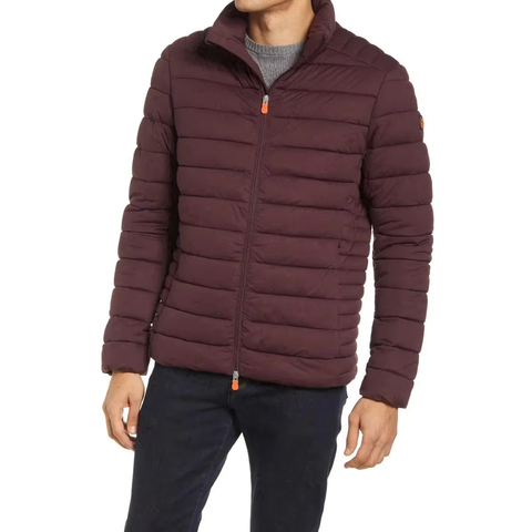 Mens Winter Puffer Jacket Lightweight Quilted Bubble