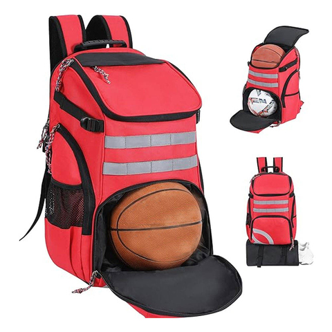 Multi Sport Training Backpack Large Ball Compartment