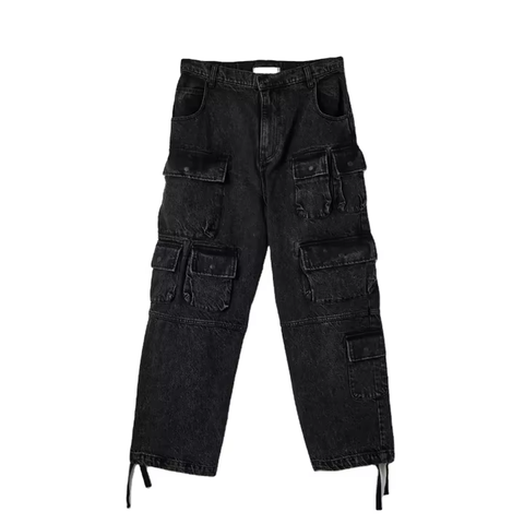 Design Fashion Cargo Pants Men High Logo