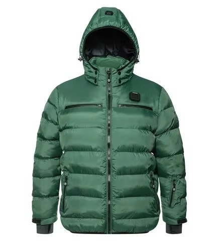 Fashion Men Autumn Winter Padded Zipper Warm