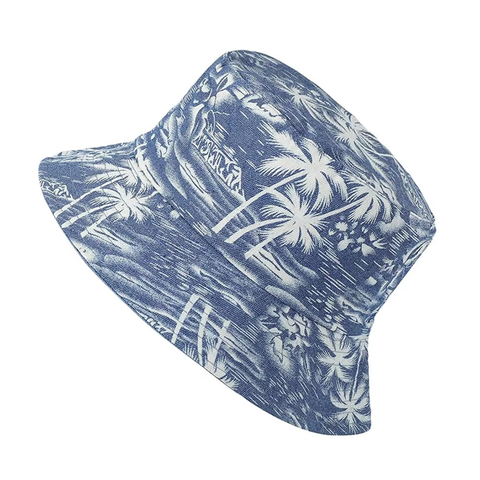 Pakistan Made Printing Round Caps Bucket Hats