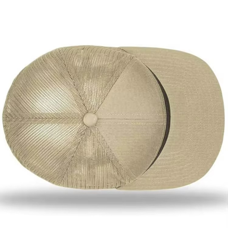 Canvas Mesh Trucker Hat Men Women Striped - Image 4