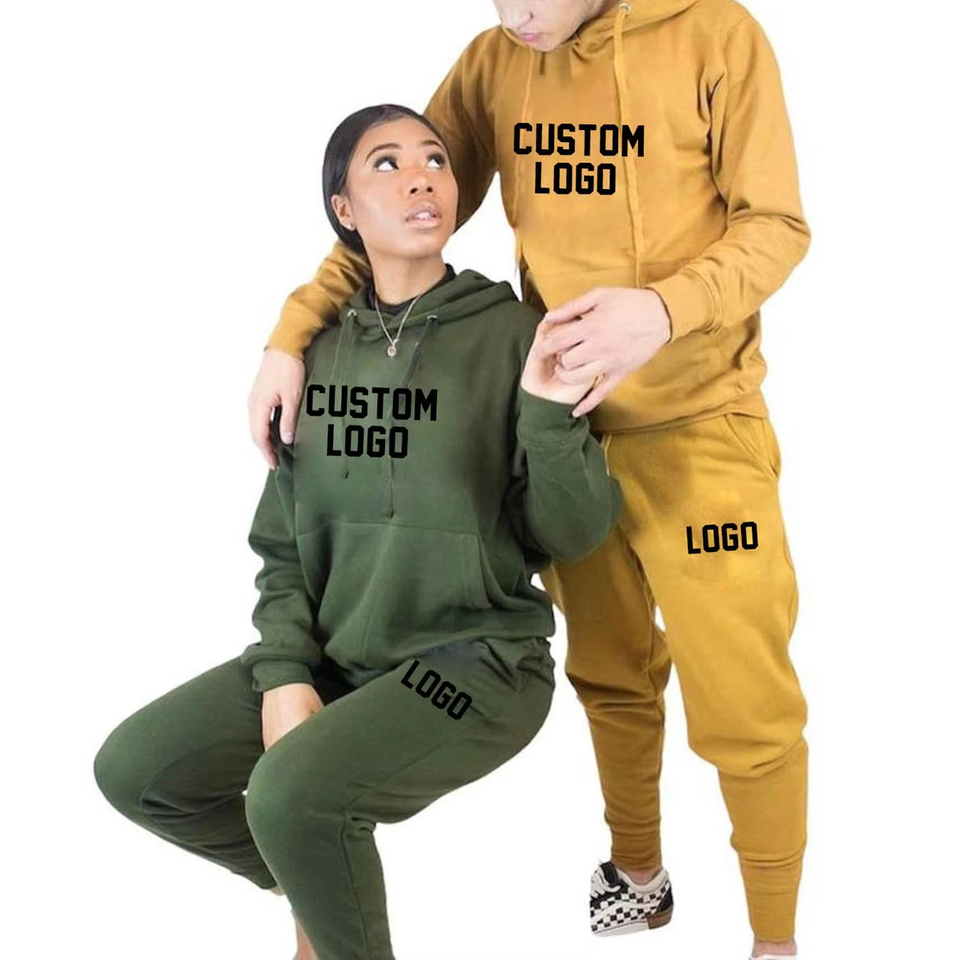 Hooded Winter Lightweight Logo Printed Men's Tracksuits - Image 4
