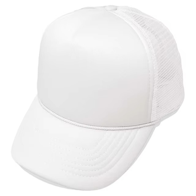 Embroidery Mesh Trucker Hat 5 Panel Breathable - Image 4