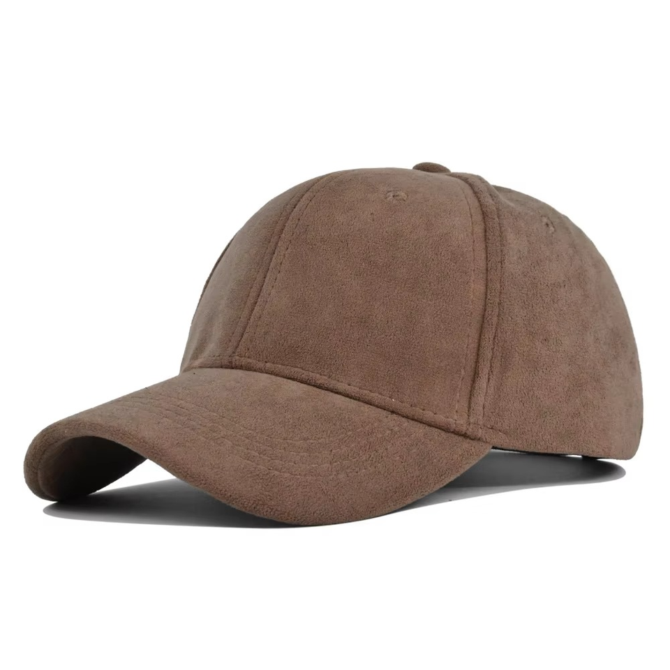 3d Letter Embroidered Suede Hat 6 Panel - Image 2