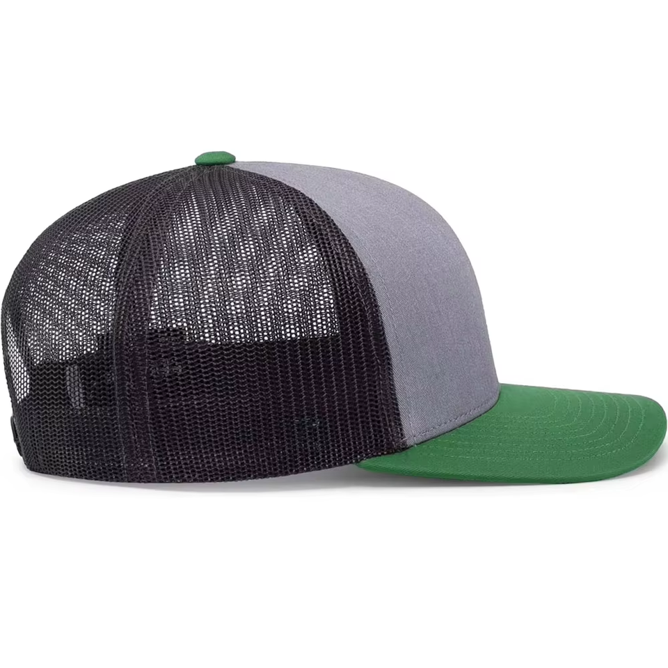 Personalized Logo Denim Trucker Hats Patch 100% - Image 4