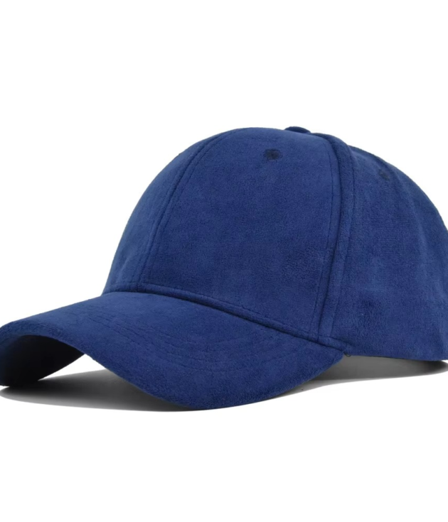 3d Letter Embroidered Suede Hat 6 Panel