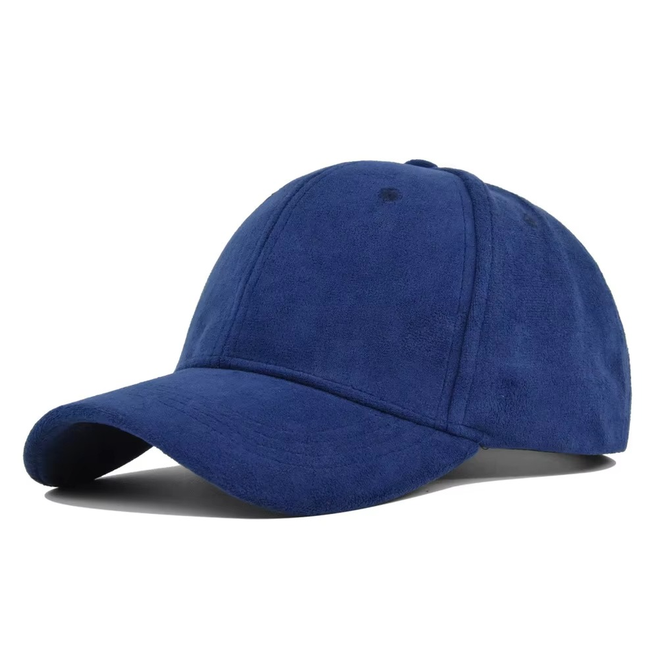 3d Letter Embroidered Suede Hat 6 Panel