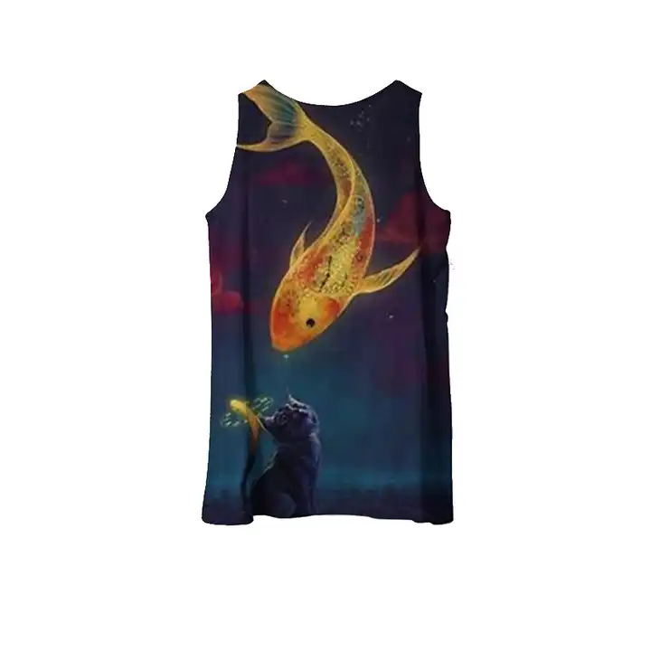 Arrival Top Men Tank Tops Plain Dyed - Image 3