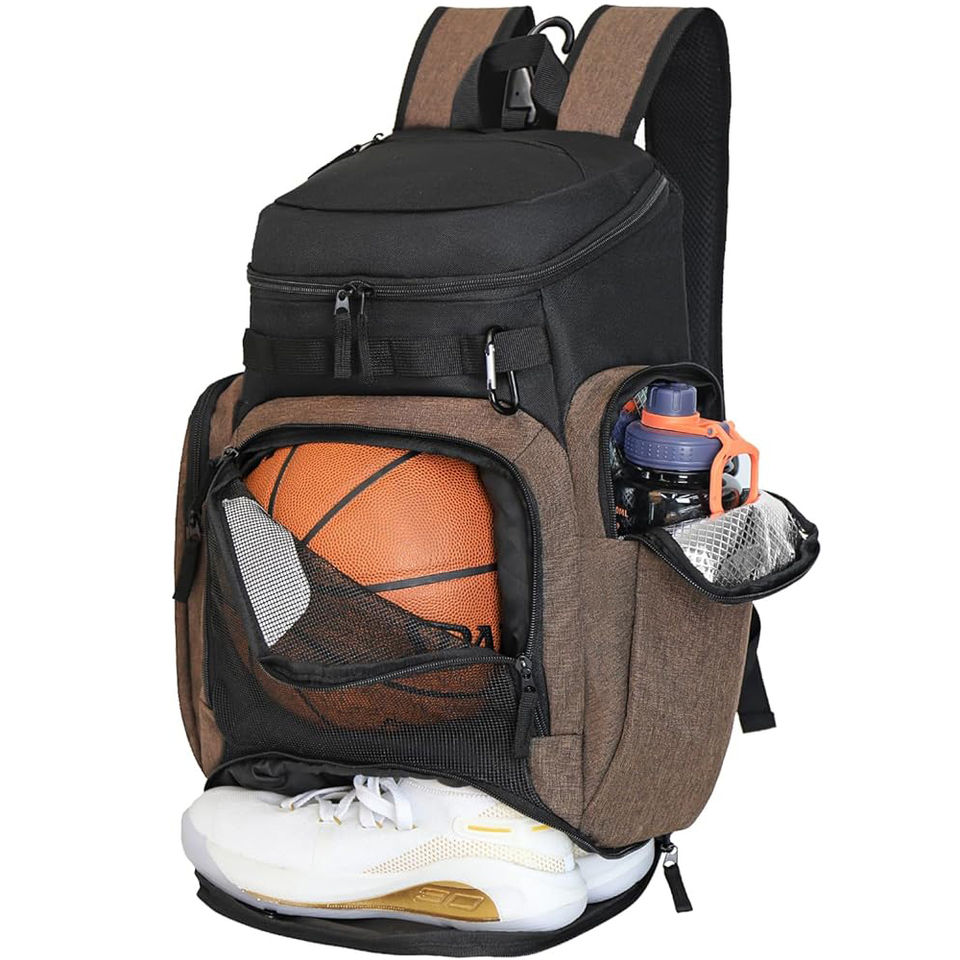 Basketball Storage Bag Logo Dry Wet Separation - Image 4