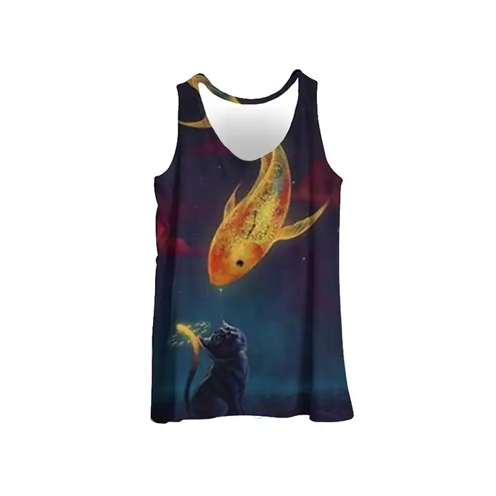 Arrival Top Men Tank Tops Plain Dyed - Image 2