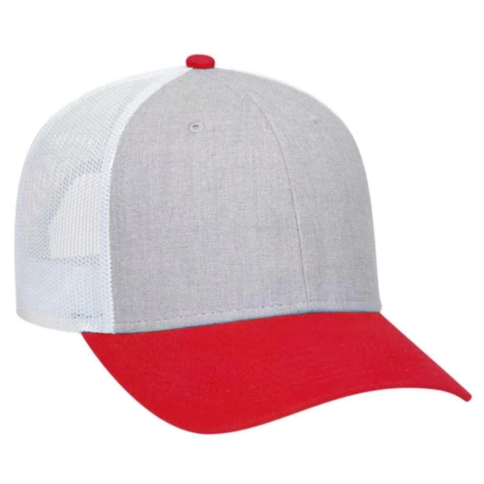 Customize Colors 5 6 Panel Men's Trucker - Image 3