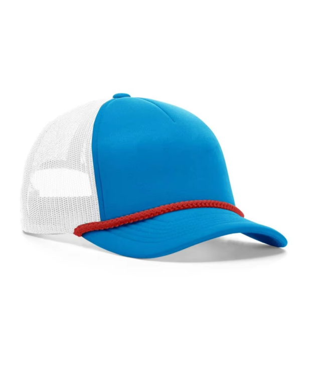 Personalized Orange Trucker Hat 5 Panel 100%