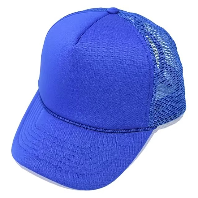 Embroidery Mesh Trucker Hat 5 Panel Breathable - Image 2