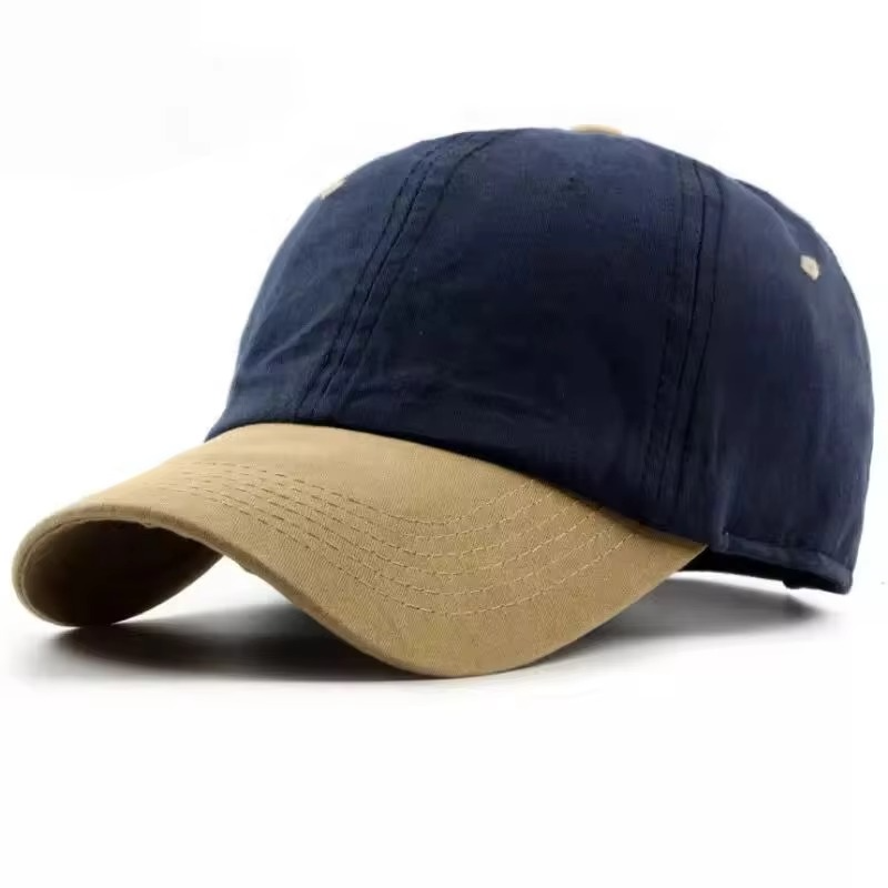 Sporty Baseball Cap Embroidery Logo Herringbone Terry - Image 3