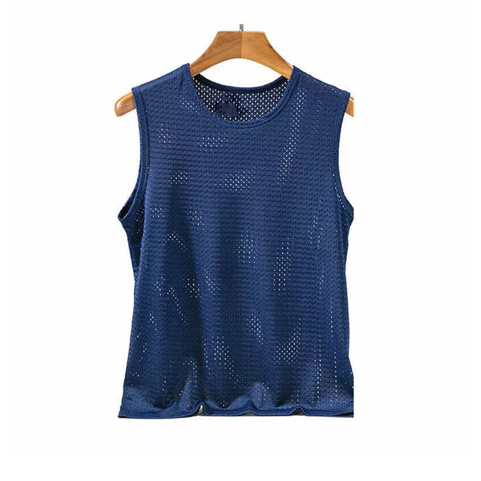 Stonewashed Knitted Casual Sporty 100% Cotton Tank - Image 5
