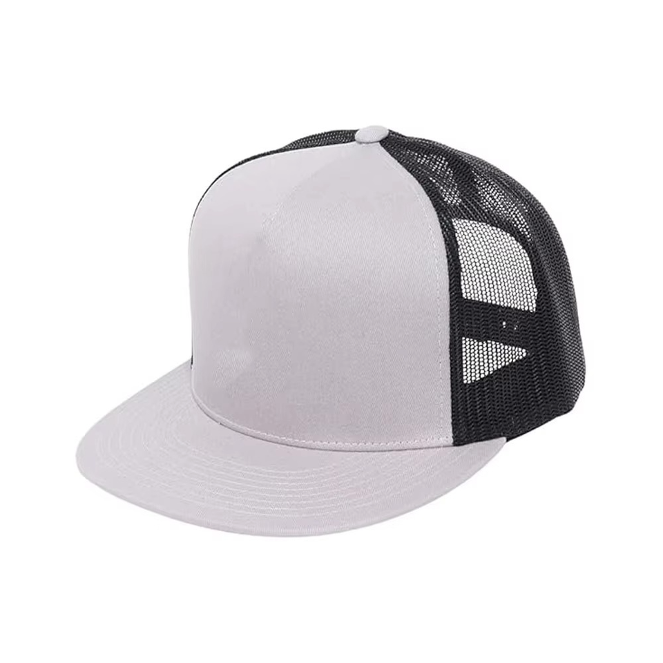 Personalized Orange Trucker Hat 5 Panel 100% - Image 4