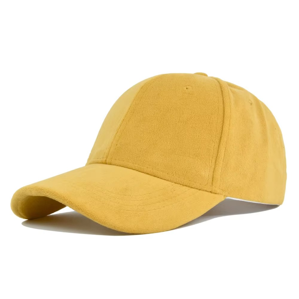 3d Letter Embroidered Suede Hat 6 Panel - Image 5