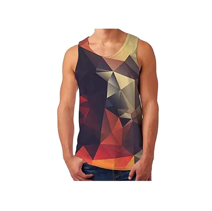 Arrival Top Men Tank Tops Plain Dyed - Image 4