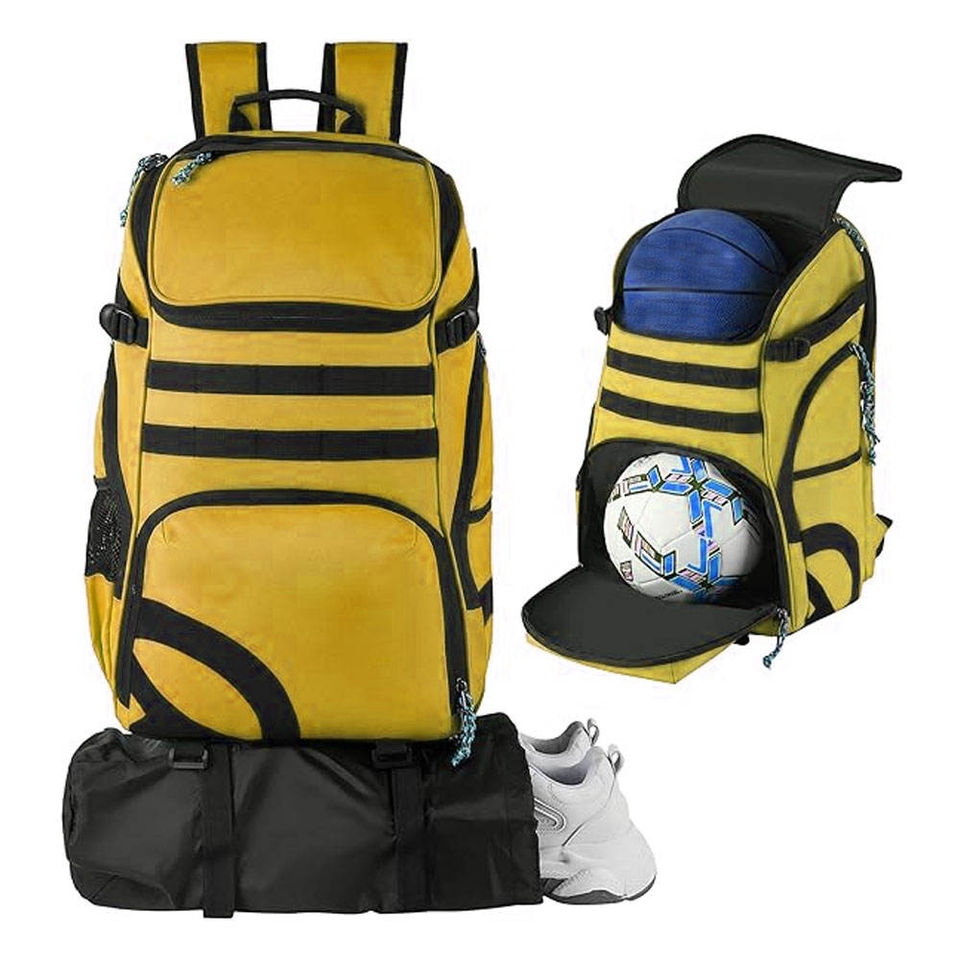 Multi Sport Training Backpack Large Ball Compartment - Image 4