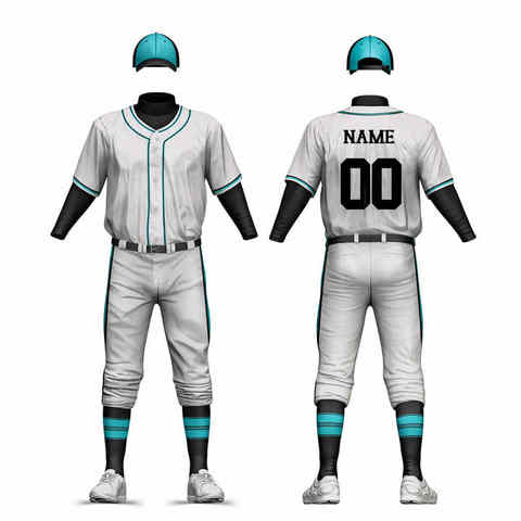 Baseball Uniform Men Lightweight Jersey Pants Kit