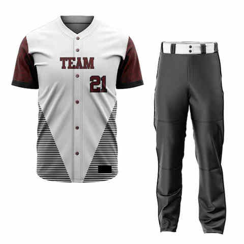 100% Polyester Adult Sportswear Baseball Jersey Pants
