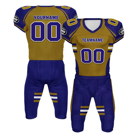 American Football Uniform Set Sublimation Team Jersey