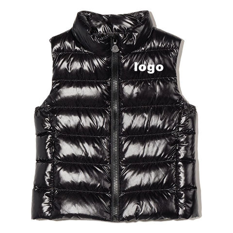 Breathable Stand Collar Puffer Vest Men's Navy