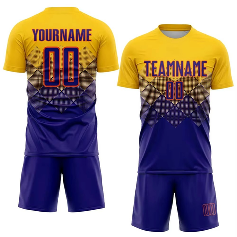 Soccer Jersey Set Short Sleeve Front Logo
