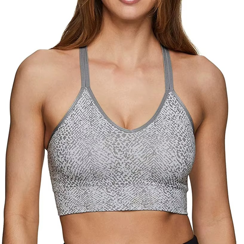 Womens Printed Sports Bra Lightweight Yoga Fitness