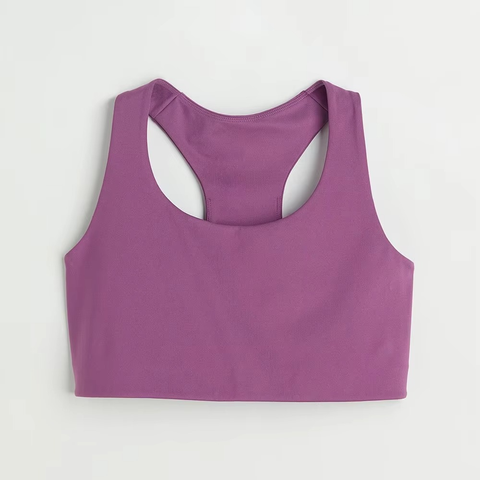 Womens Seamless Racerback Sports Bra Medium Support