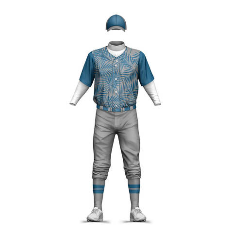 High 100% Polyester Sublimation Logo Baseball Uniforms