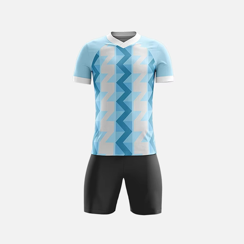 Designed Sublimated Soccer Uniform Quick Dry Breathable