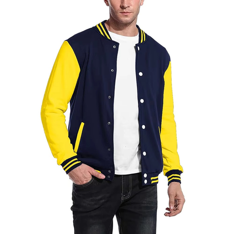 Varsity Jacket Men Designed Durable Fabric Classic
