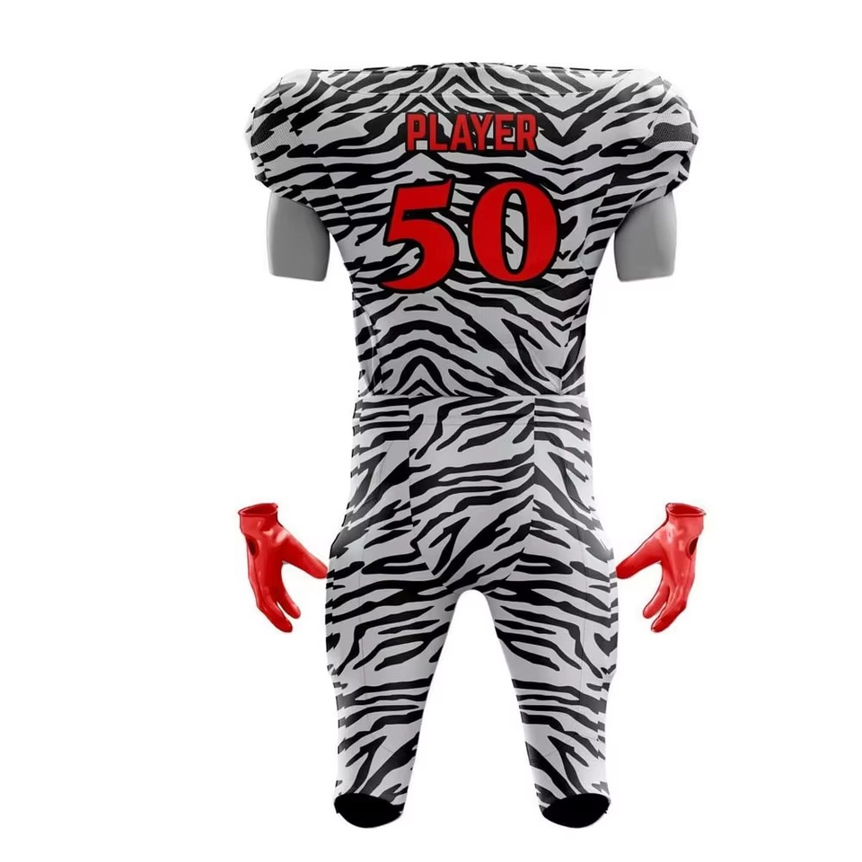 Sublimated American Football Uniform Team Jersey Pants - Image 4