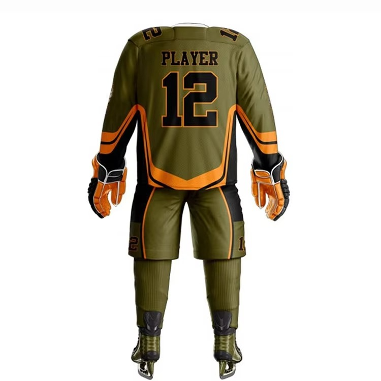 Sublimated Ice Hockey Uniform Set Team Jersey - Image 4