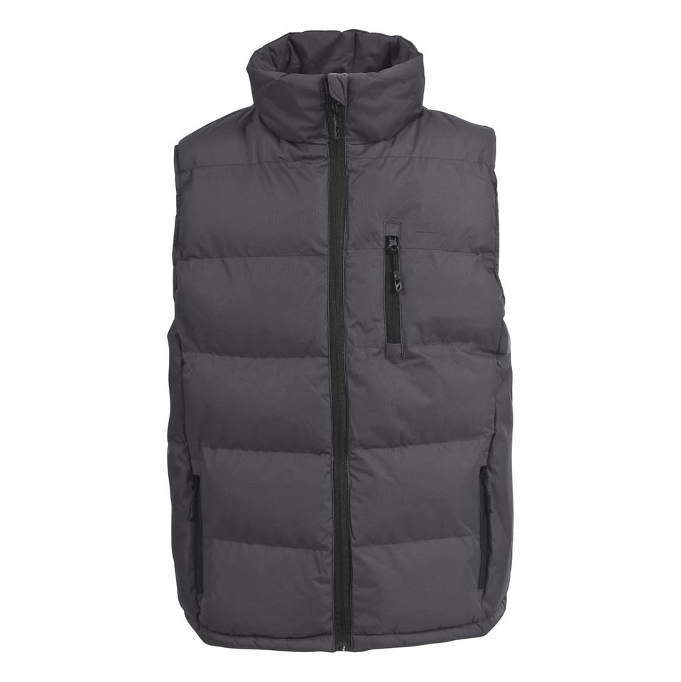 Men's Breathable Canvas Puffer Vest Lightweight Quilted - Image 5