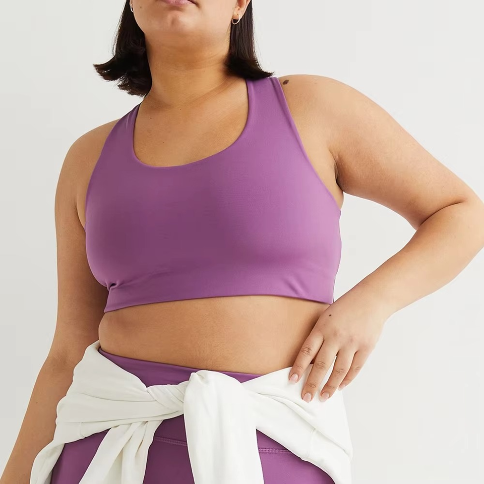 Womens Seamless Racerback Sports Bra Medium Support - Image 5
