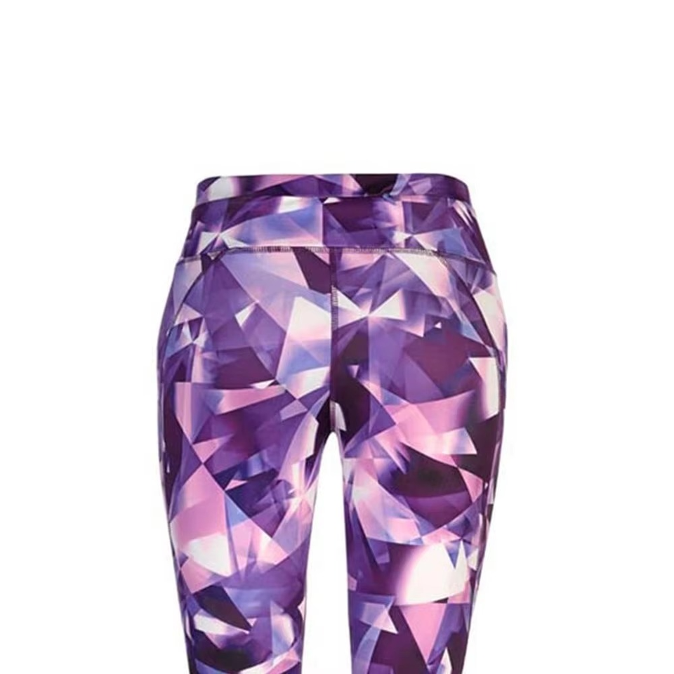 High Women's Knitted Fitness Leggings Sublimation Printing - Image 5